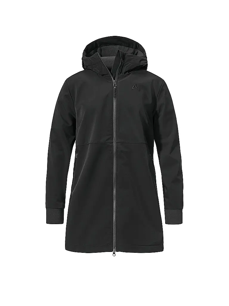SCHÖFFEL | Veste Softshell Femme Style Suavio à Capuche | Noir