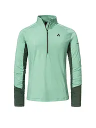 SCHÖFFEL | Zipshirt de sous-vêtement pour femme Style Safoon | Vert clair
