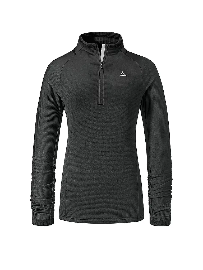 SCHÖFFEL | Zipshirt fonctionnel Cascata pour femmes | Noir