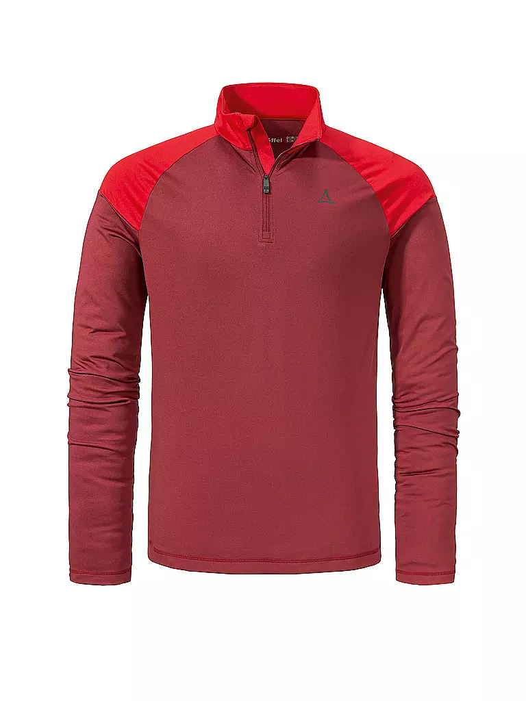 SCHÖFFEL | Zipshirt fonctionnel homme Lenggries M | Rouge