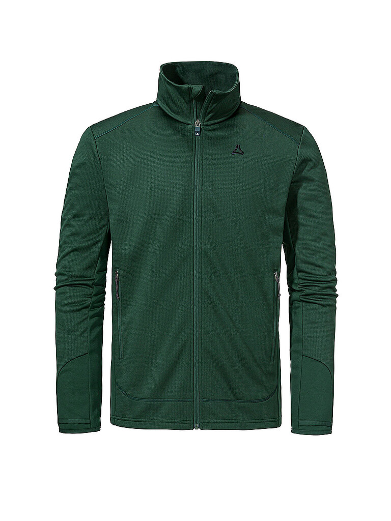 Veste polaire Milagle à capuche vert foncé 58