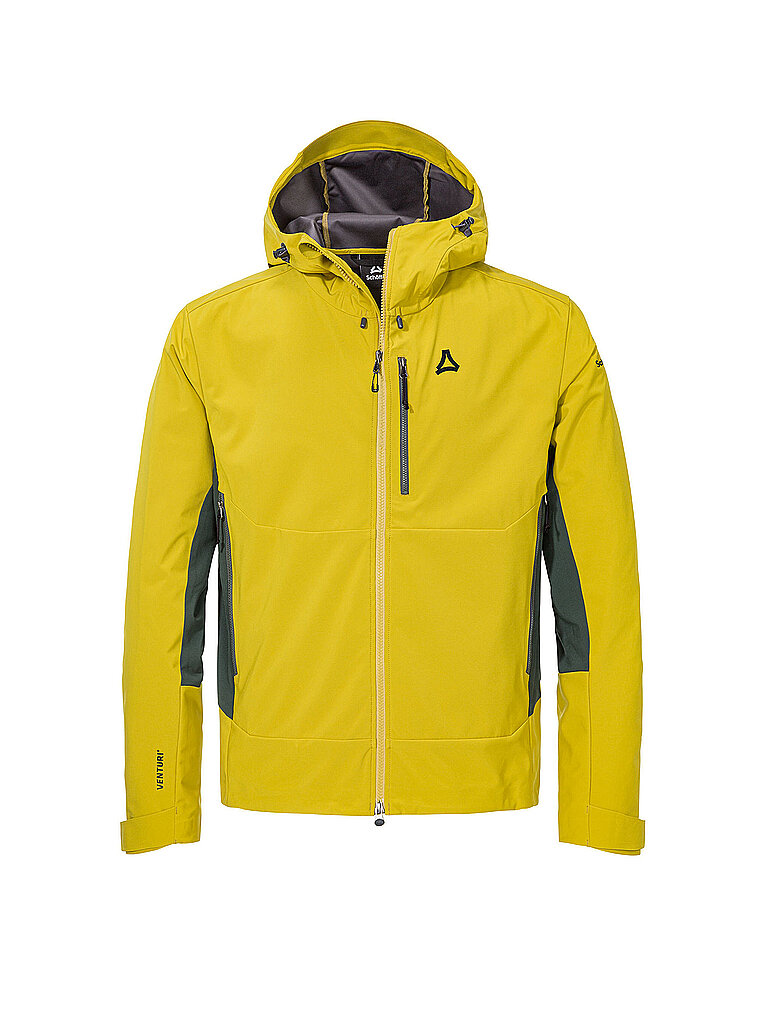 Veste softshell de randonnée Milagle à capuche or 56