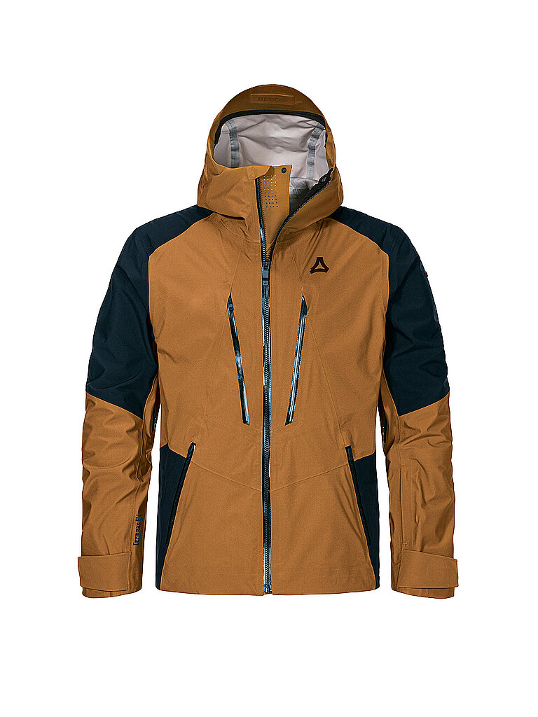 Veste de ski shell Lufeld moutarde 52