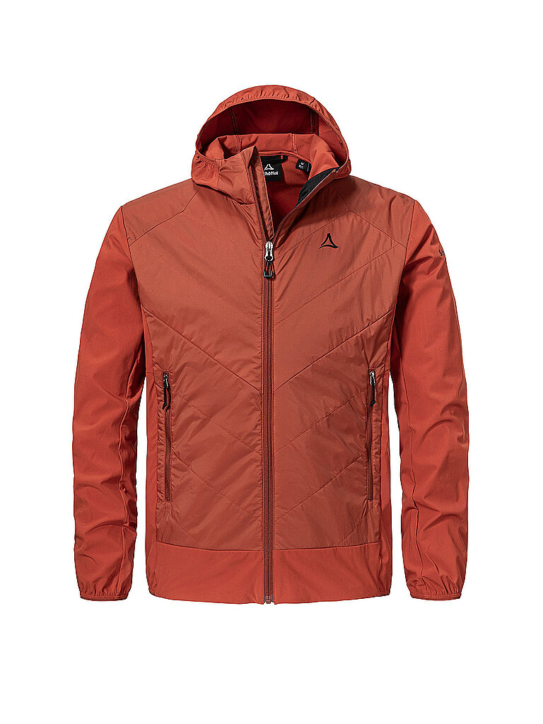 Veste hybride Blaueis à capuche cuivre 52