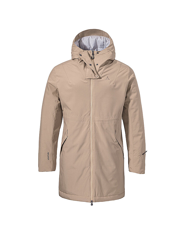 Parka d'hiver Crivat 2L à capuche rose 38