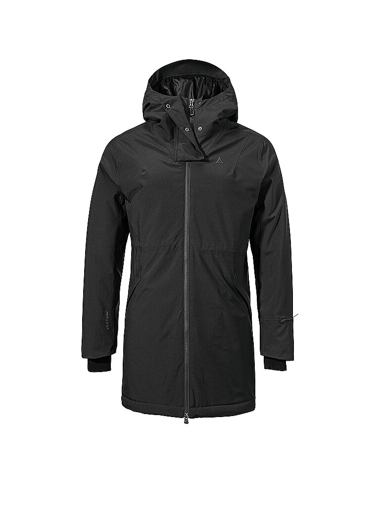 Parka d'hiver Crivat 2L à capuche noir 40