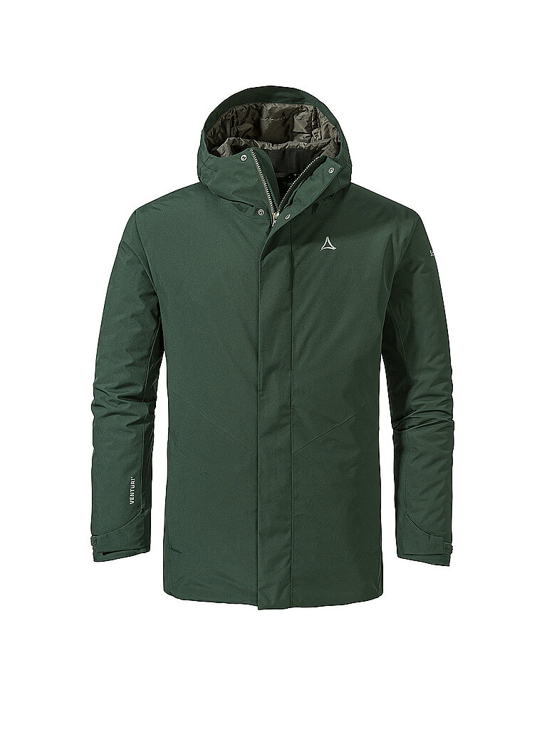 Parka d'hiver Style Froda vert foncé 50