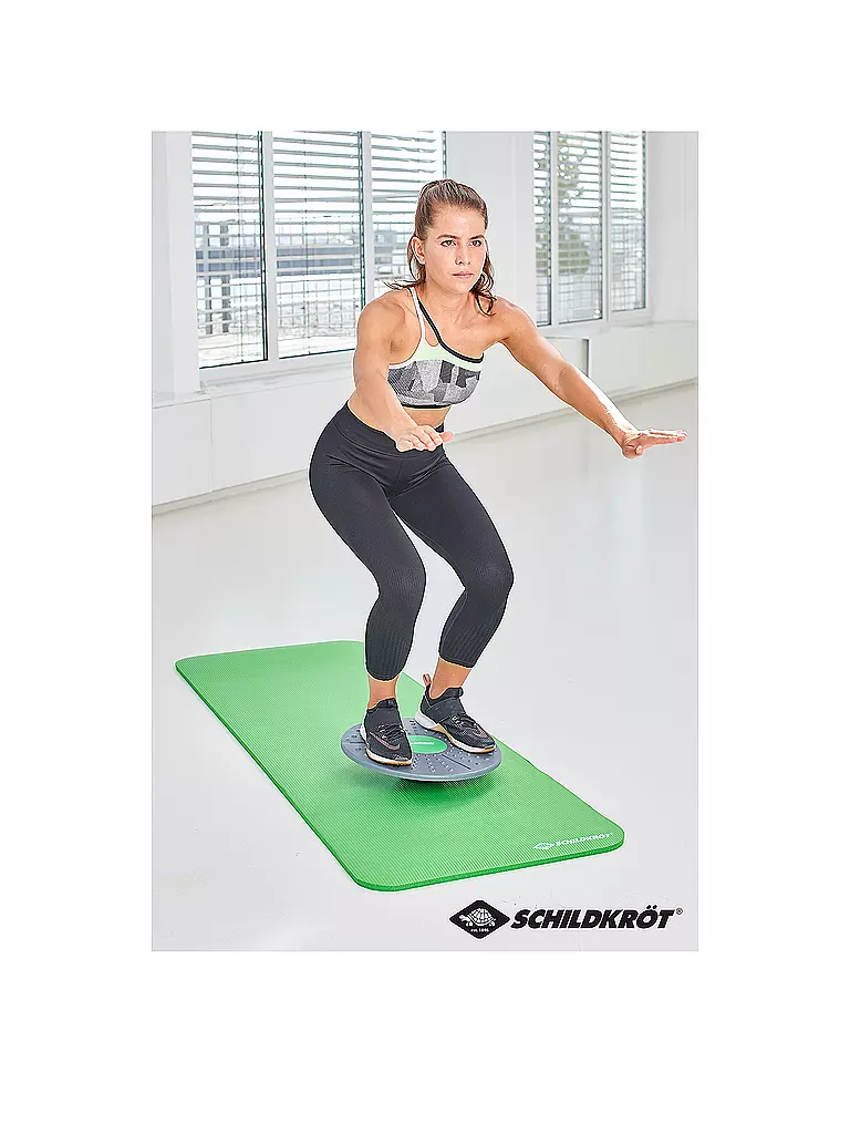 SCHILDKRÖT | Balance Board, incl. patin antidérapant | Gris