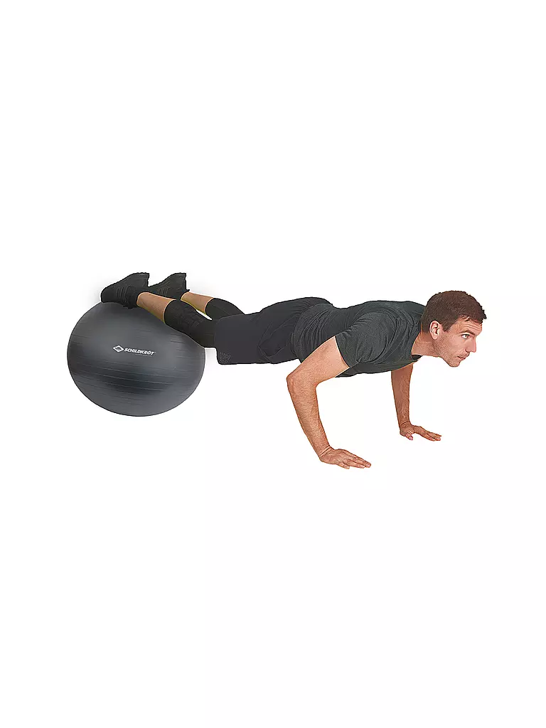 SCHILDKRÖT | Ballon de gymnastique 85 cm | Gris