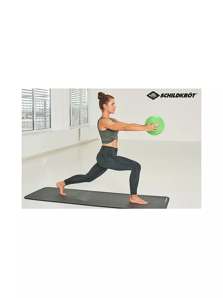 SCHILDKRÖT | Ballon de Pilates 23 cm, Vert |
