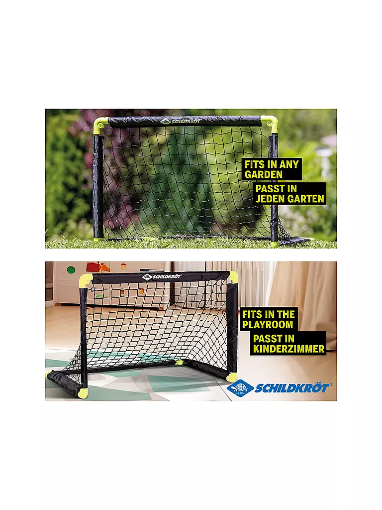 SCHILDKRÖT | But de football pliable | Noir