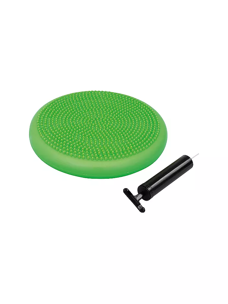 SCHILDKRÖT | Coussin d'équilibre, pompe à main incluse | Vert