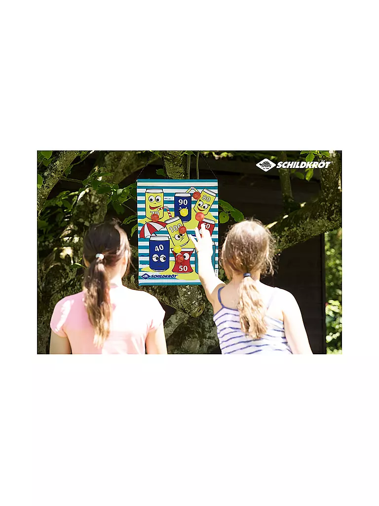 SCHILDKRÖT | Jeu de fléchettes enroulable avec 2x3 balles |