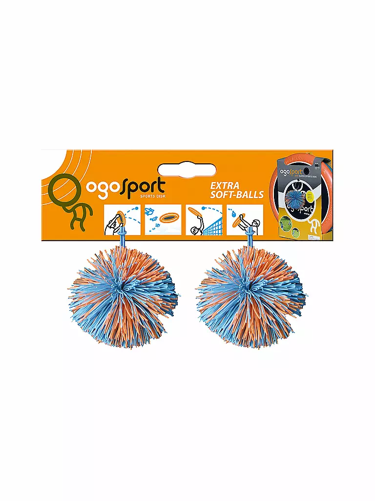 SCHILDKRÖT | Ogosport® Lot de 2 balles de rechange | Orange