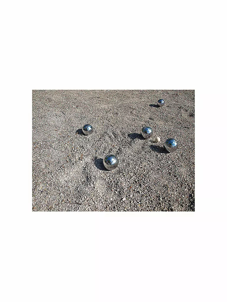 SCHILDKRÖT | Set de boccia en acier | Argent