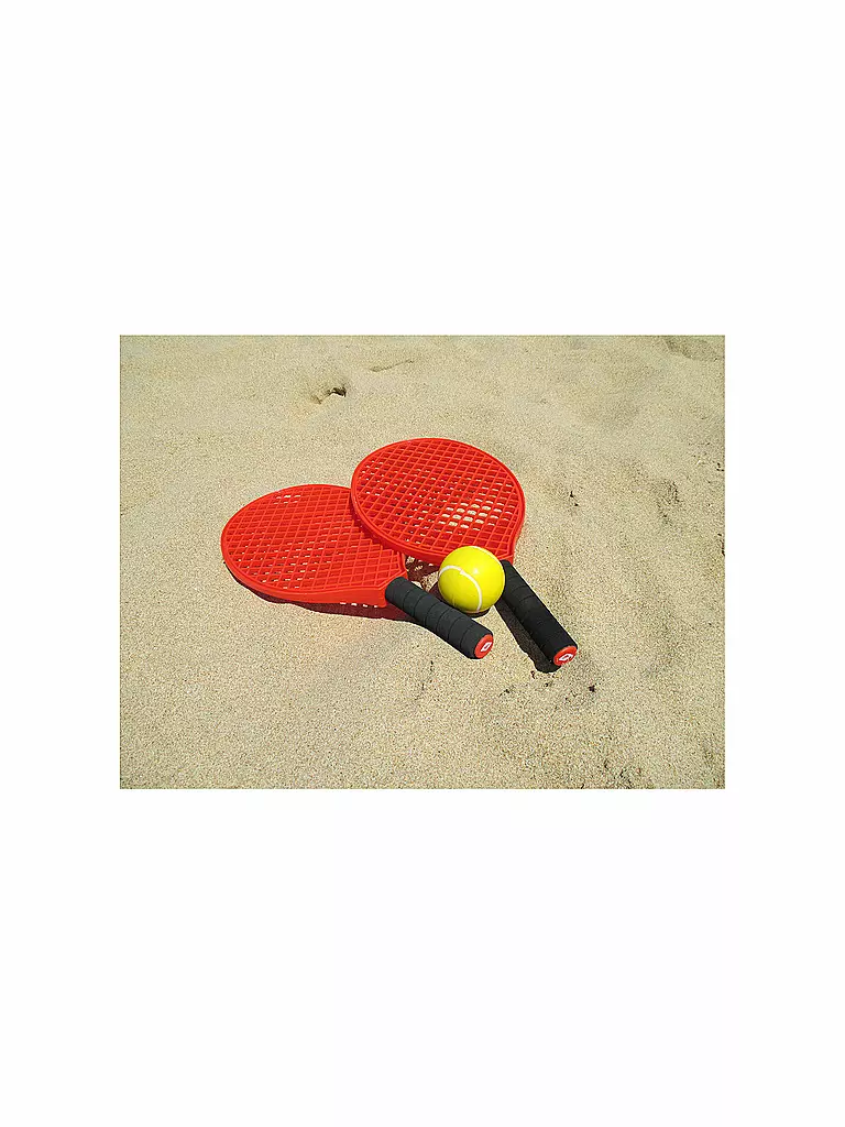 SCHILDKRÖT | Set de tennis de plage | Rouge