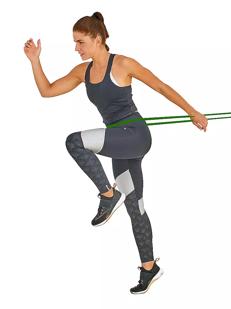 SCHILDKRÖT | Super Band Light, bandes de résistance Premium avec résistance de 12 à 20 kg, largeur 21 mm | Vert foncé