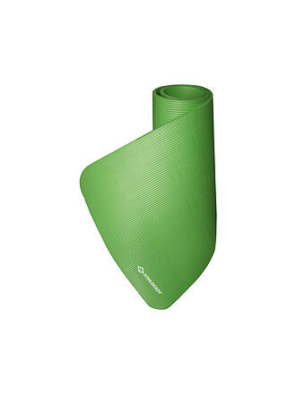 SCHILDKRÖT | Tapis de fitness, 15 mm, vert, avec sangle de transport