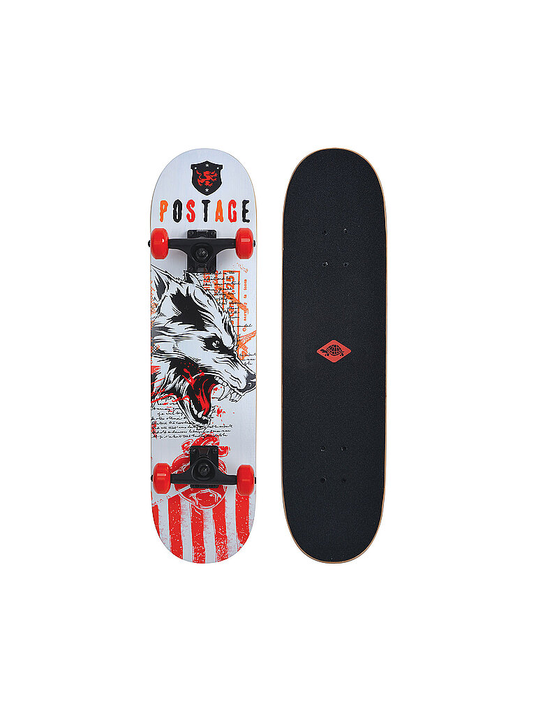 Skateboard Grinder 32 Wolf rouge