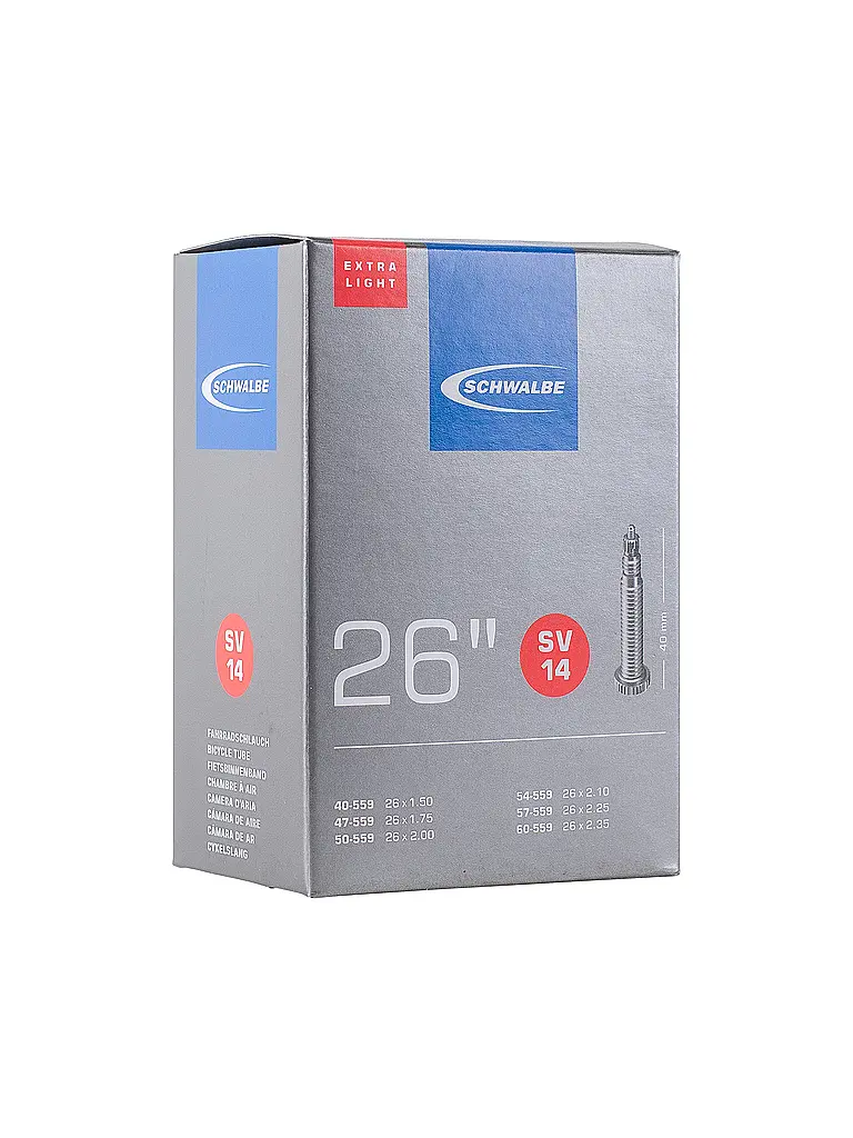 SCHWALBE | Chambre à air VTT 26" Extra Light SV14 |