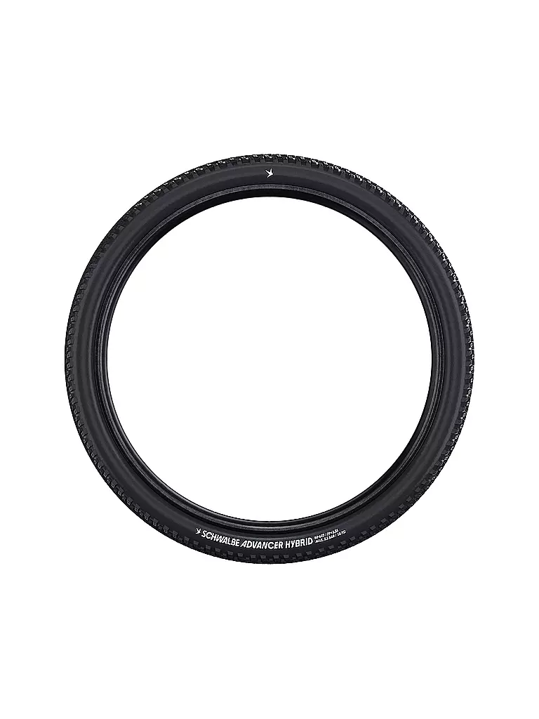 SCHWALBE | Pneu de vélo Advancer Hybrid SUV 60-622 | Noir