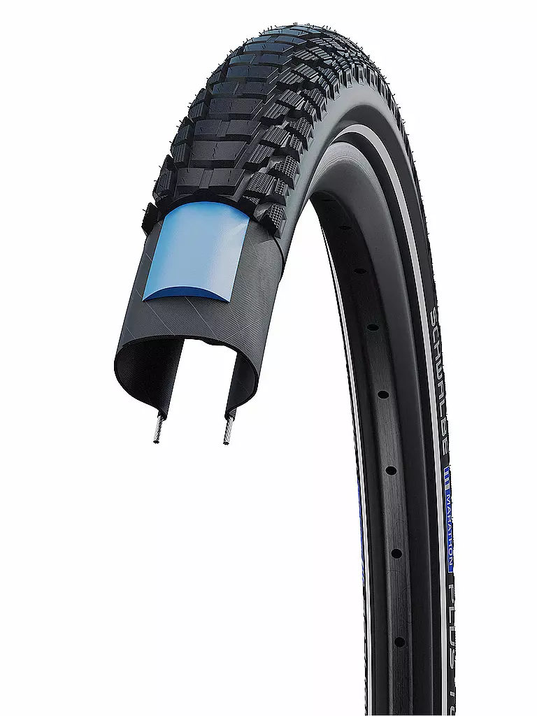 SCHWALBE | Pneu de vélo Marathon Plus Tour Performance Line 37-622 |