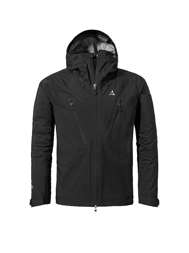 Schöffel Veste de randonnée homme Style Blaueis 3L à capuche noir   54 4