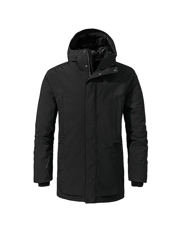 Schöffel Parka d'hiver isolé à capuche Crivat 2L pour homme noir   58 4