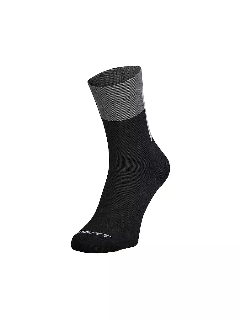 SCOTT | Chaussettes de cyclisme homme Block Stripe Crew | Noir