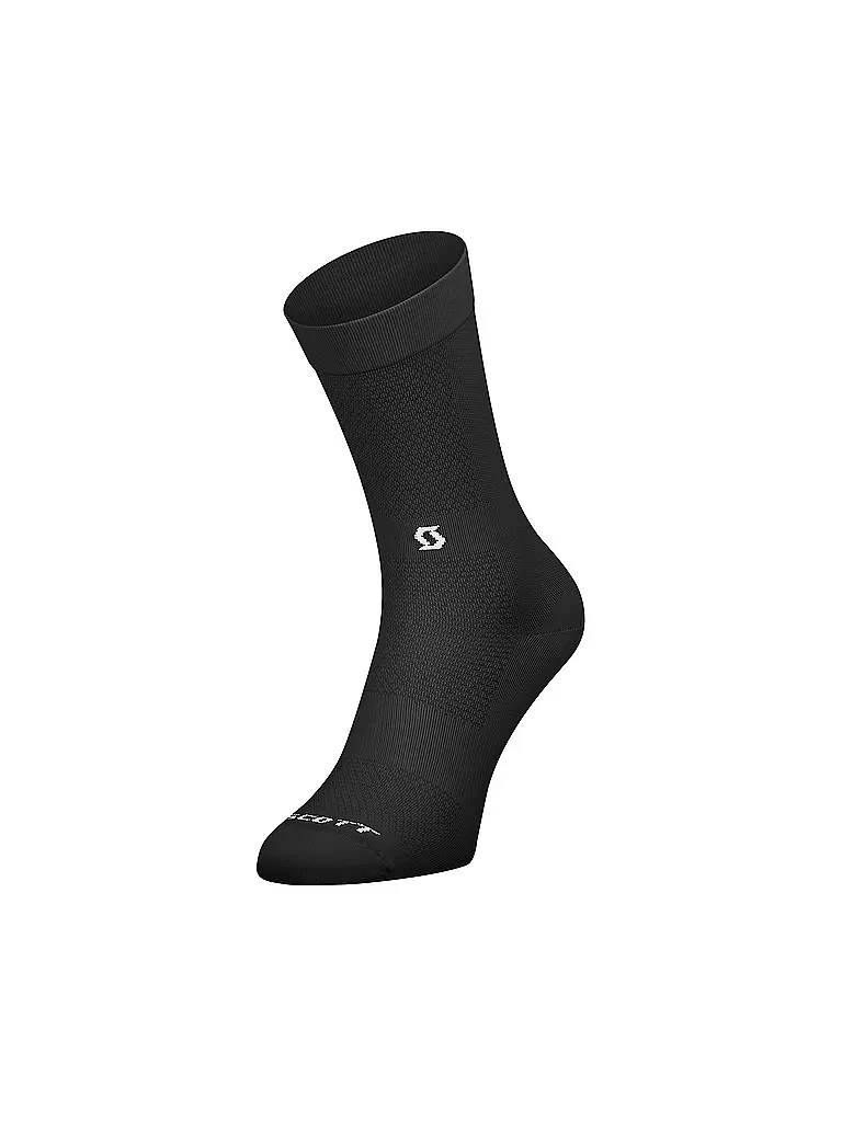 SCOTT | Chaussettes de cyclisme homme Perf. No Shortcuts Crew | Noir