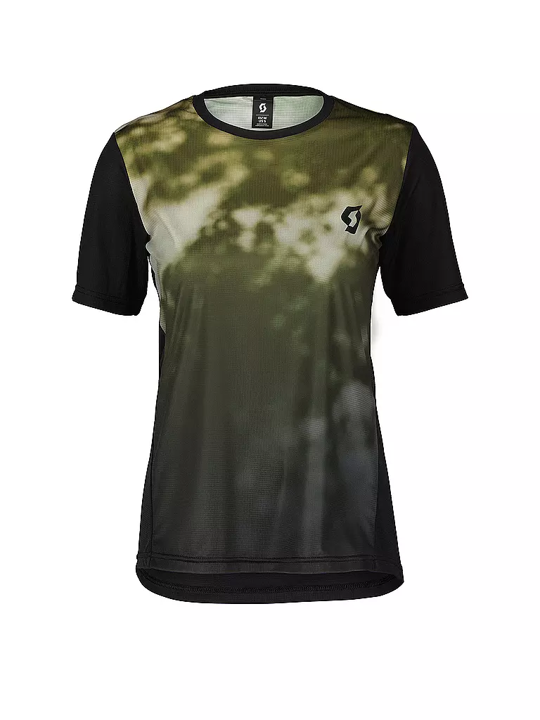 SCOTT | Damen Radtrikot Trail Flow SS | Vert foncé
