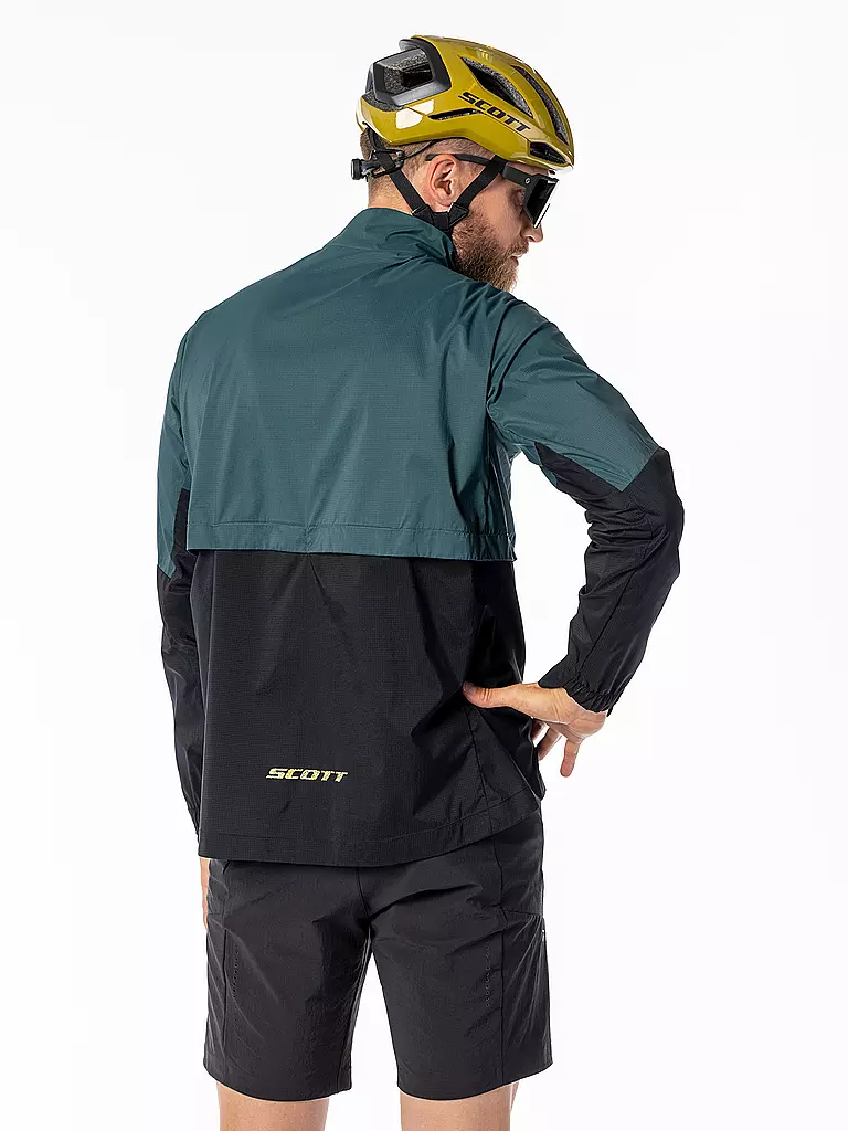SCOTT | Herren Radjacke Tuned Anorak WB | Vert foncé