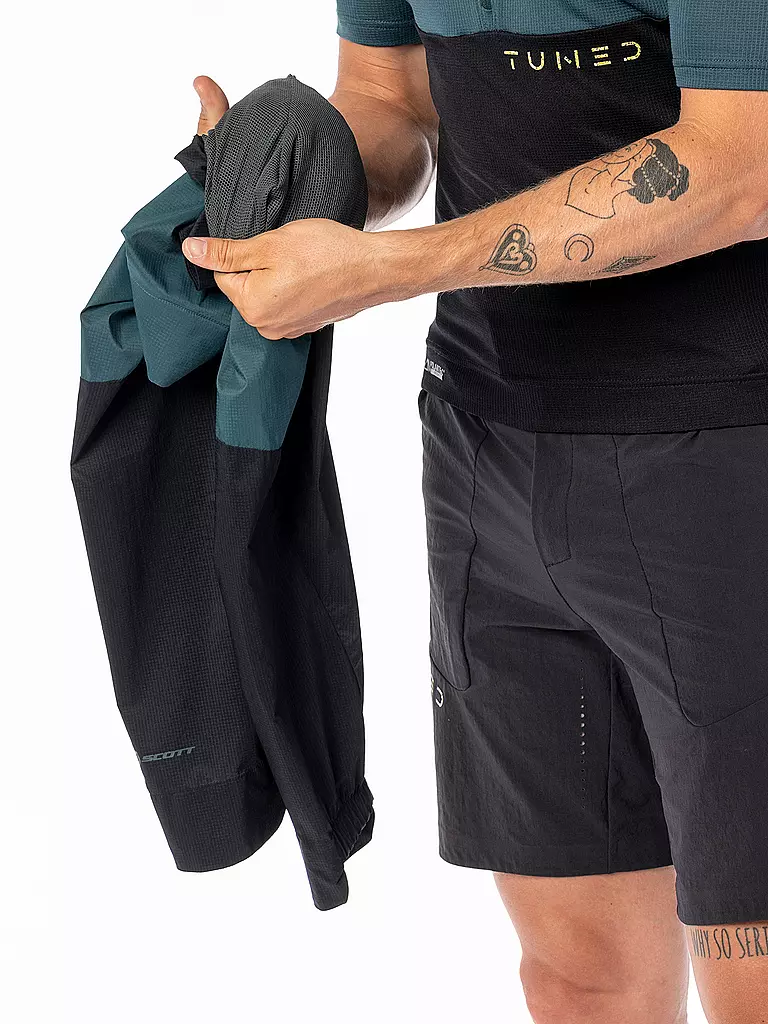 SCOTT | Herren Radjacke Tuned Anorak WB | Vert foncé