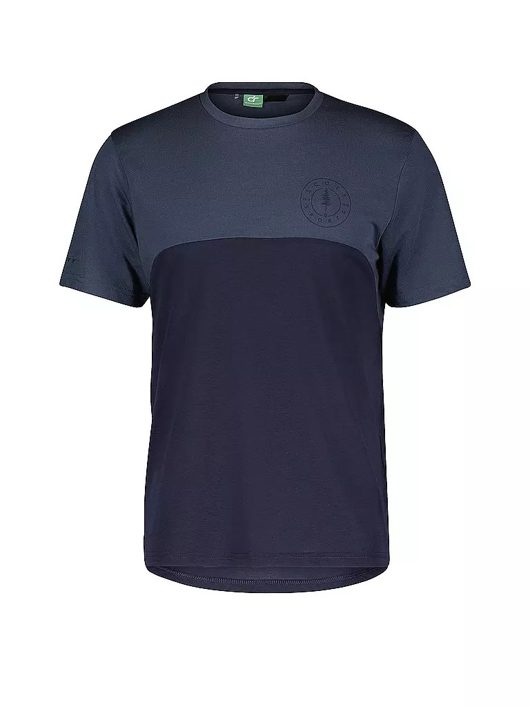 SCOTT | Herren Radshirt Trail Flow DRI SS | Bleu foncé