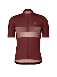 SCOTT | Herren Radtrikot RC Team 10 SS | Rouge foncé