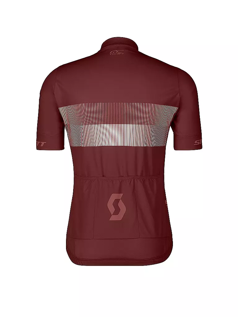 SCOTT | Herren Radtrikot RC Team 10 SS | Rouge foncé