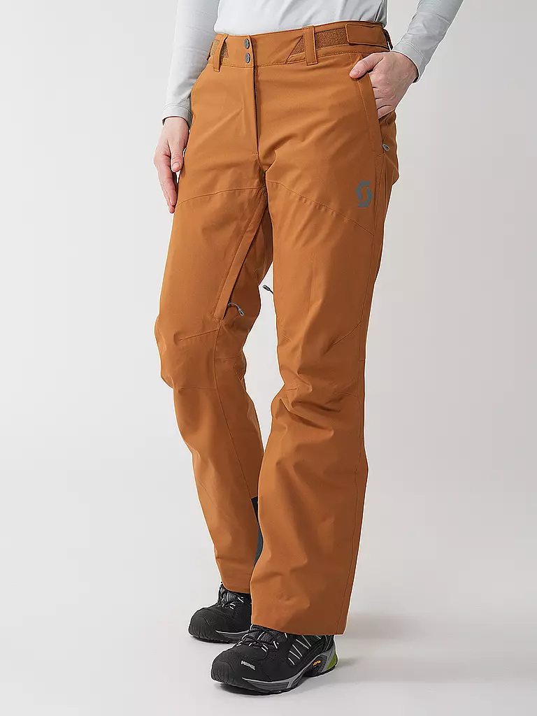 SCOTT | Pantalon de ski femme Ultimate Dryo 10 | Marron clair