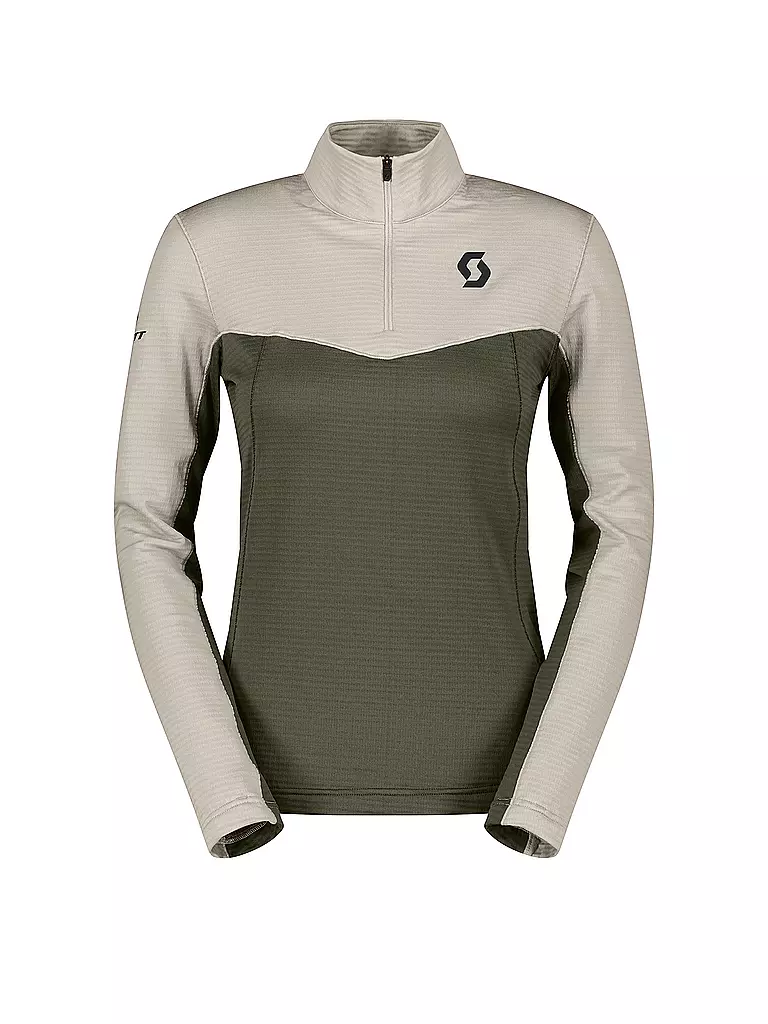 SCOTT | Sous-pull zippé pour femme Defined Light | Olive