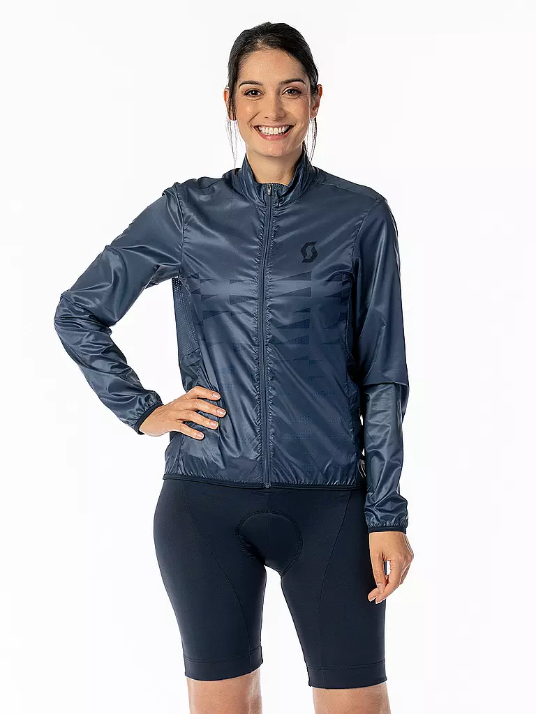 SCOTT | Veste de cyclisme femme Endurance WB | Bleu foncé