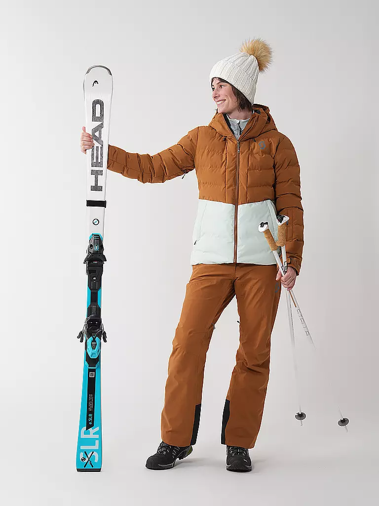 SCOTT | Veste de ski femme Ultimate Warm | Marron clair