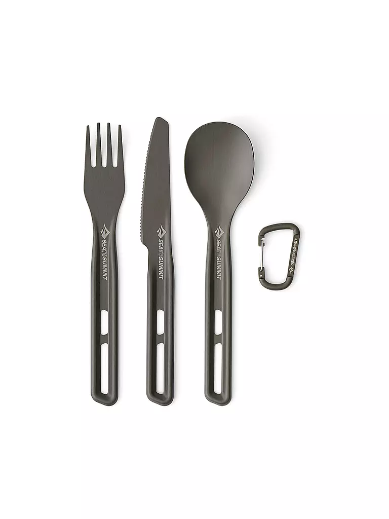 SEA TO SUMMIT | Ensemble de 3 couverts de camping Frontier Cutlery | Gris