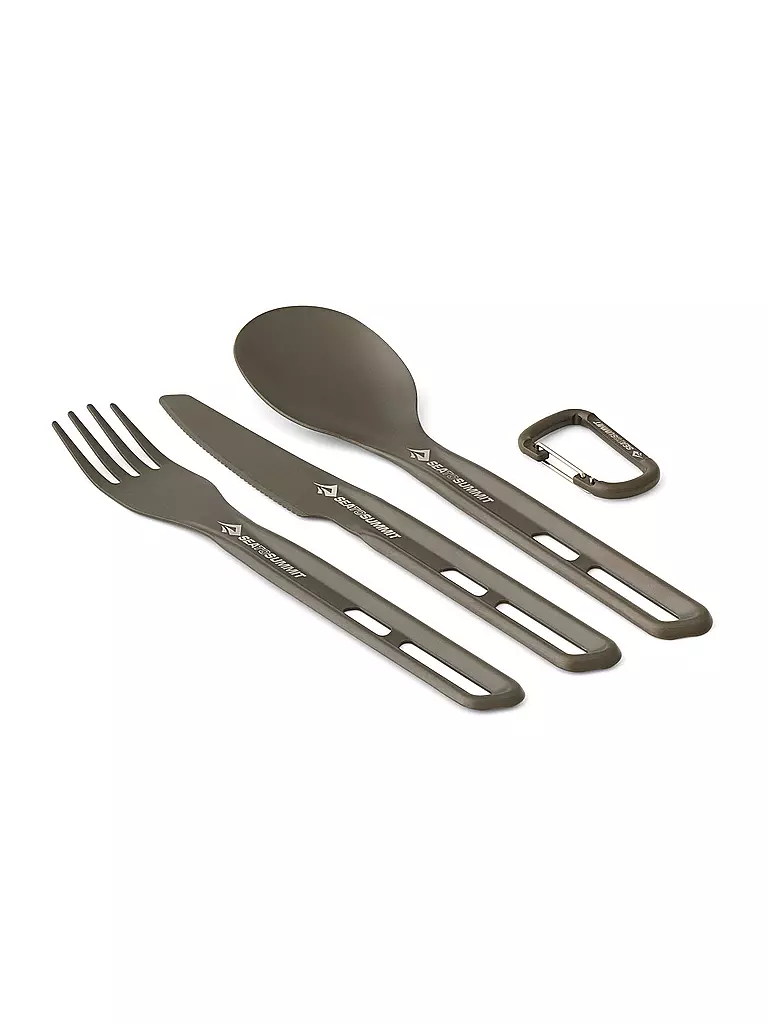 SEA TO SUMMIT | Ensemble de 3 couverts de camping Frontier Cutlery | Gris