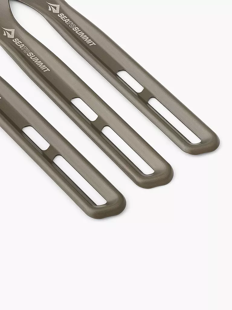 SEA TO SUMMIT | Ensemble de 3 couverts de camping Frontier Cutlery | Gris