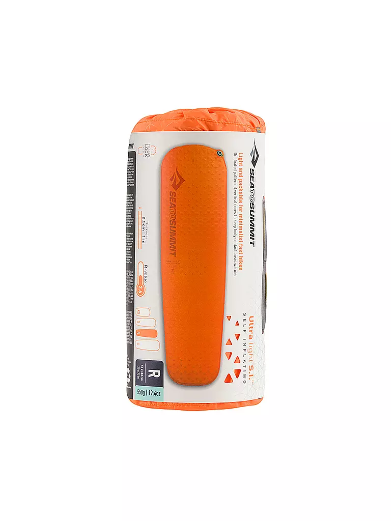 SEA TO SUMMIT | Matelas de sol autogonflant UltraLight Regular | Orange