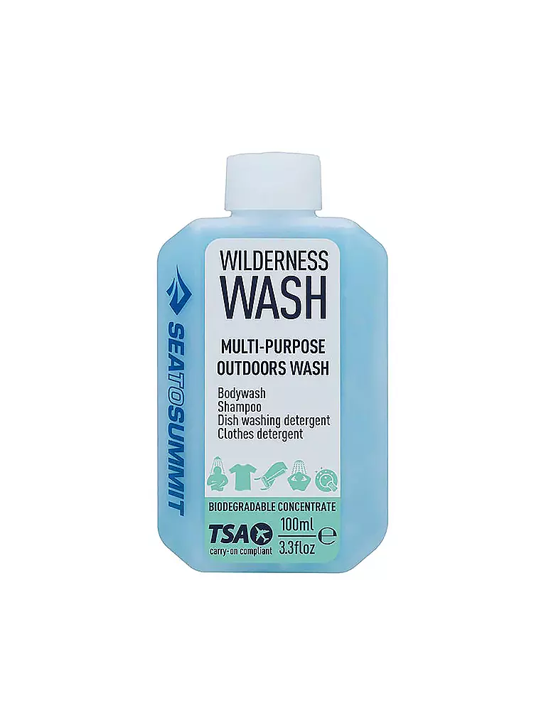 SEA TO SUMMIT | Wilderness Wash concentré de lavage biodégradable 100 ml | Bleu