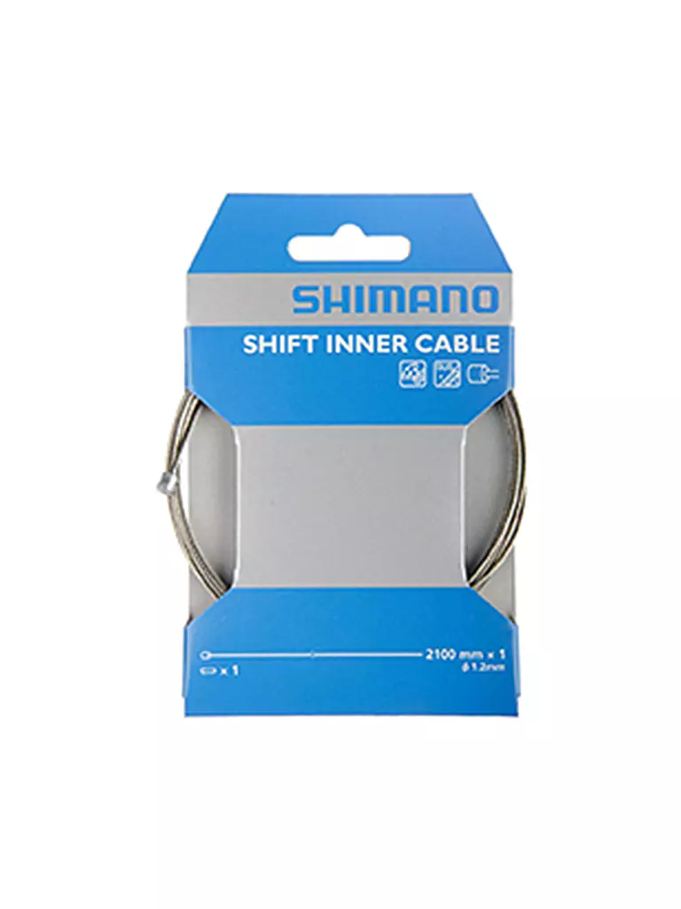 SHIMANO SB | Câble de dérailleur EVP 1,2 x 2100 mm | Argent