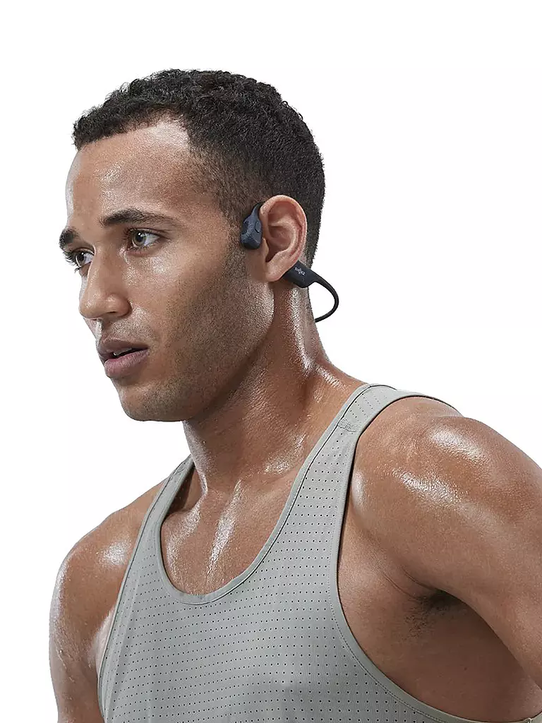 SHOKZ | Casque de sport à conduction osseuse OpenRun Pro | Noir