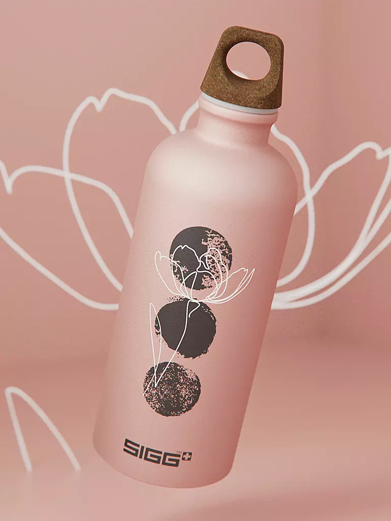 SIGG | Gourde Traveller MyPlanet Journey 0,6L | Rose