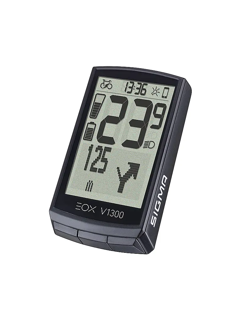 SIGMA | Ordinateur de vélo électrique EOX VIEW 1300 | Noir