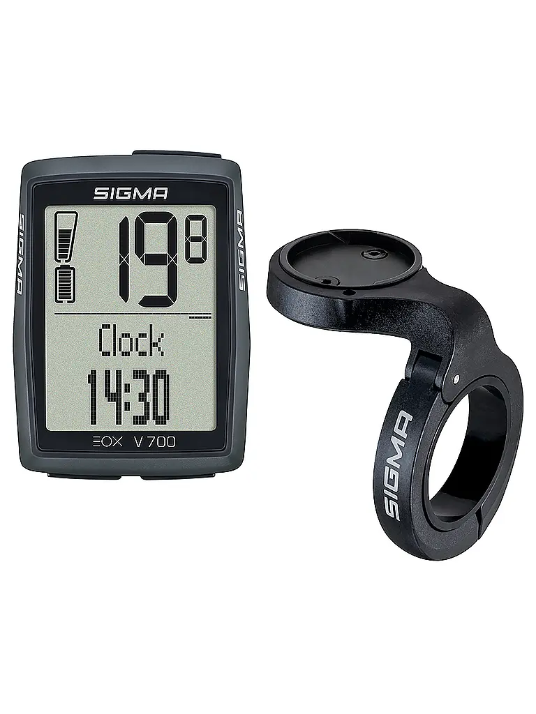 SIGMA | Ordinateur de vélo électrique EOX VIEW 700 Standard | Noir